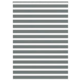 Vidaxl zebra rolgordijn 160x200 cm stofbreedte 155,9 cm donkergrijs