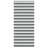 Vidaxl zebra rolgordijn 100x230 cm stofbreedte 95,9 cm donkergrijs