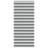 Vidaxl zebra rolgordijn 115x230 cm stofbreedte 110,9 cm donkergrijs