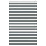 Vidaxl zebra rolgordijn 140x230 cm stofbreedte 135,9 cm donkergrijs