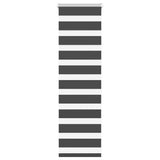 Vidaxl zebra rolgordijn 50x100 cm stofbreedte 45,9cm zwart