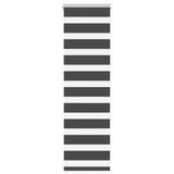 Vidaxl zebra rolgordijn 55x100 cm stofbreedte 50,9 cm zwart