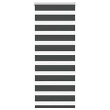 Vidaxl zebra rolgordijn 65x100 cm stofbreedte 60,9 cm zwart