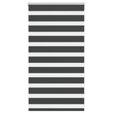 Vidaxl zebra rolgordijn 90x100 cm stofbreedte 85,9 cm zwart