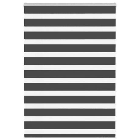 Vidaxl zebra rolgordijn 95x100 cm stofbreedte 90,9 cm zwart