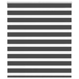 Vidaxl zebra rolgordijn 120x100 cm stofbreedte 115,9 cm zwart
