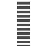 Vidaxl zebra rolgordijn 40x150 cm stofbreedte 35,9 cm zwart