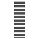 Vidaxl zebra rolgordijn 45x150 cm stofbreedte 40,9 cm zwart