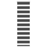 Vidaxl zebra rolgordijn 50x150 cm stofbreedte 45,9cm zwart