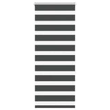 Vidaxl zebra rolgordijn 55x150 cm stofbreedte 50,9 cm zwart