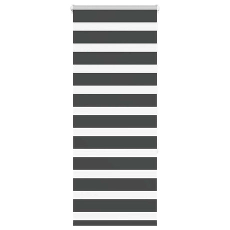 Vidaxl zebra rolgordijn 55x150 cm stofbreedte 50,9 cm zwart