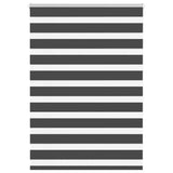 Vidaxl zebra rolgordijn 110x150 cm stofbreedte 105,9 cm zwart