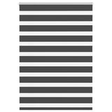 Vidaxl zebra rolgordijn 115x150 cm stofbreedte 110,9 cm zwart