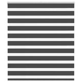 Vidaxl zebra rolgordijn 135x150 cm stofbreedte 130,9 cm zwart