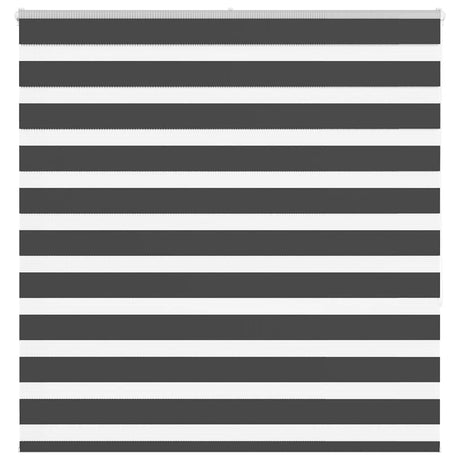 Vidaxl zebra rolgordijn 140x150 cm stofbreedte 135,9 cm zwart