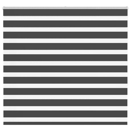 Vidaxl zebra rolgordijn 155x150 cm stofbreedte 150,9 cm zwart
