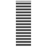 Vidaxl zebra rolgordijn 80x200 cm stofbreedte 75,9 cm zwart