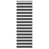 Vidaxl zebra rolgordijn 85x200 cm stofbreedte 80,9 cm zwart