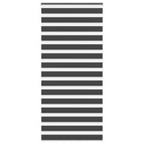 Vidaxl zebra rolgordijn 100x200 cm stofbreedte 95,9 cm zwart
