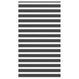 Vidaxl zebra rolgordijn 120x200 cm stofbreedte 115,9 cm zwart