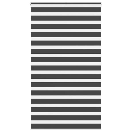 Vidaxl zebra rolgordijn 120x200 cm stofbreedte 115,9 cm zwart