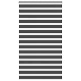 Vidaxl zebra rolgordijn 135x200 cm stofbreedte 130,9 cm zwart