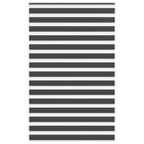Vidaxl zebra rolgordijn 150x200 cm stofbreedte 145,9 cm zwart
