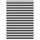 Vidaxl zebra rolgordijn 155x200 cm stofbreedte 150,9 cm zwart