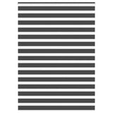 Vidaxl zebra rolgordijn 165x200 cm stofbreedte 160,9 cm zwart