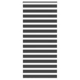 Vidaxl zebra rolgordijn 105x230 cm stofbreedte 100,9 cm zwart