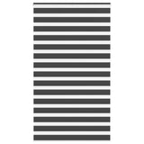Vidaxl zebra rolgordijn 135x230 cm stofbreedte 130,9 cm zwart