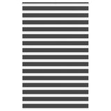 Vidaxl zebra rolgordijn 150x230 cm stofbreedte 145,9 cm zwart