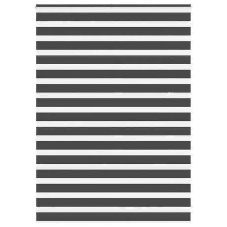 Vidaxl zebra rolgordijn 160x230 cm stofbreedte 155,9 cm zwart