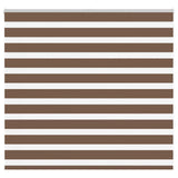 Vidaxl zebra rolgordijn 155x100 cm stofbreedte 150,9cm polyester bruin