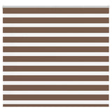 Vidaxl zebra rolgordijn 155x150 cm stofbreedte 150,9cm polyester bruin