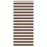 Vidaxl zebra rolgordijn 95x200 cm stofbreedte 90,9 cm polyester bruin