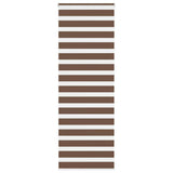 Vidaxl zebra rolgordijn 75x230 cm stofbreedte 70,9 cm polyester bruin