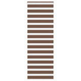 Vidaxl zebra rolgordijn 90x230 cm stofbreedte 85,9 cm polyester bruin