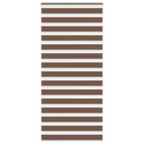 Vidaxl zebra rolgordijn 100x230 cm stofbreedte 95,9 cm polyester bruin