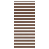 Vidaxl zebra rolgordijn 105x230 cm stofbreedte 100,9cm polyester bruin