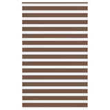 Vidaxl zebra rolgordijn 140x230 cm stofbreedte 135,9cm polyester bruin