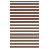 Vidaxl zebra rolgordijn 145x230 cm stofbreedte 140,9cm polyester bruin