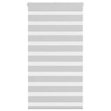 Vidaxl zebra rolgordijn 75x100 cm stofbreedte 70,9 cm lichtgrijs