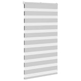 Vidaxl zebra rolgordijn 75x100 cm stofbreedte 70,9 cm lichtgrijs
