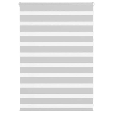 Vidaxl zebra rolgordijn 105x100 cm stofbreedte 100,9 cm lichtgrijs