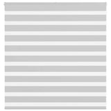 Vidaxl zebra rolgordijn 140x100 cm stofbreedte 135,9 cm lichtgrijs