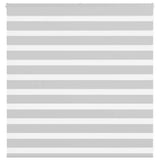 Vidaxl zebra rolgordijn 145x100 cm stofbreedte 140,9 cm lichtgrijs