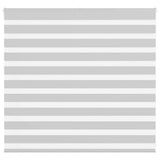 Vidaxl zebra rolgordijn 155x100 cm stofbreedte 150,9 cm lichtgrijs