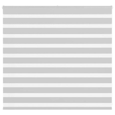 Vidaxl zebra rolgordijn 160x100 cm stofbreedte 155,9 cm lichtgrijs