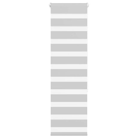 Vidaxl zebra rolgordijn 45x150 cm stofbreedte 40,9 cm lichtgrijs